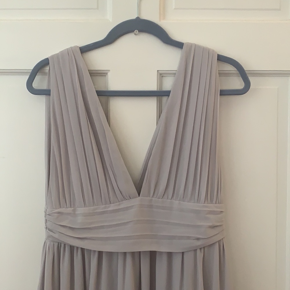 Lulus Heavenly Hues Light Grey Maxi Dress - Picture 3 of 9